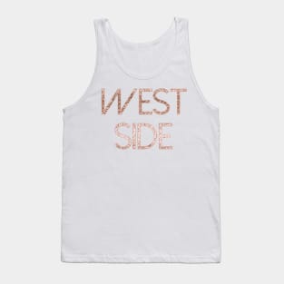 Sparkling rose gold West Side Tank Top